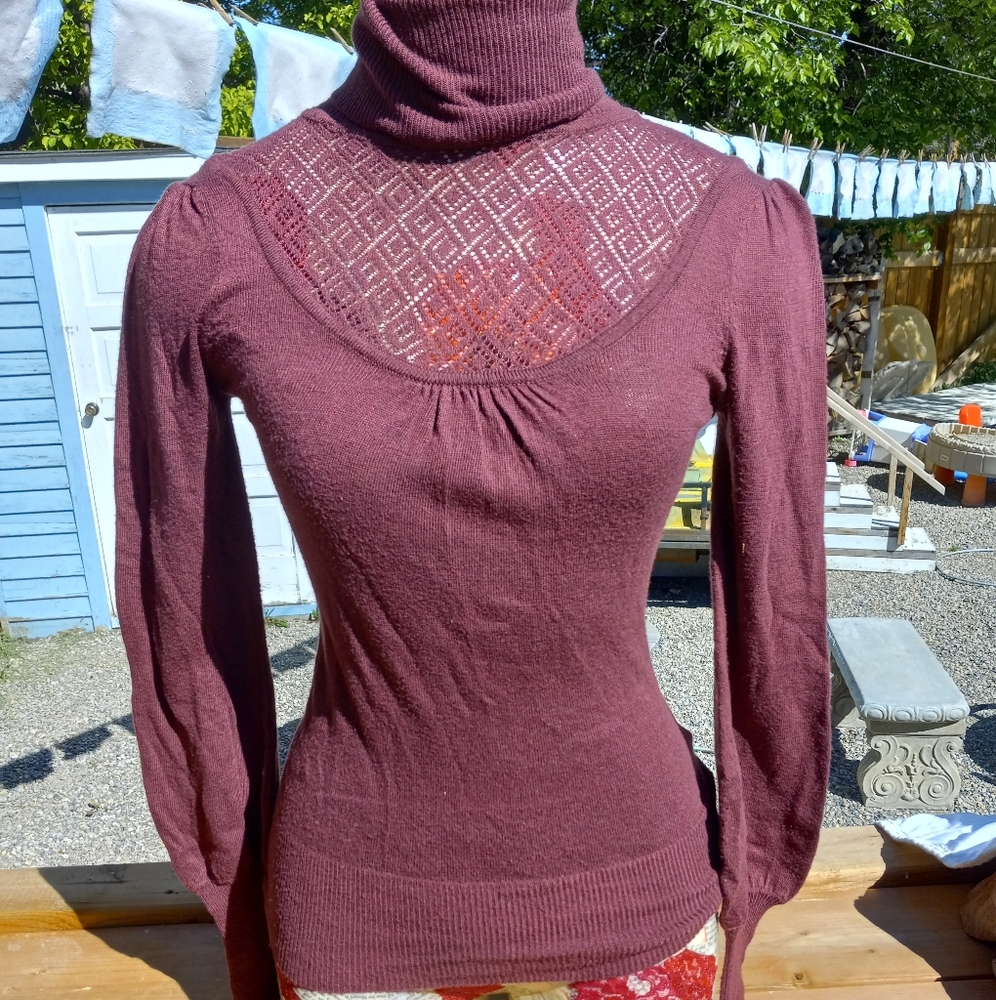 Historically inspired long sleeve turtleneck